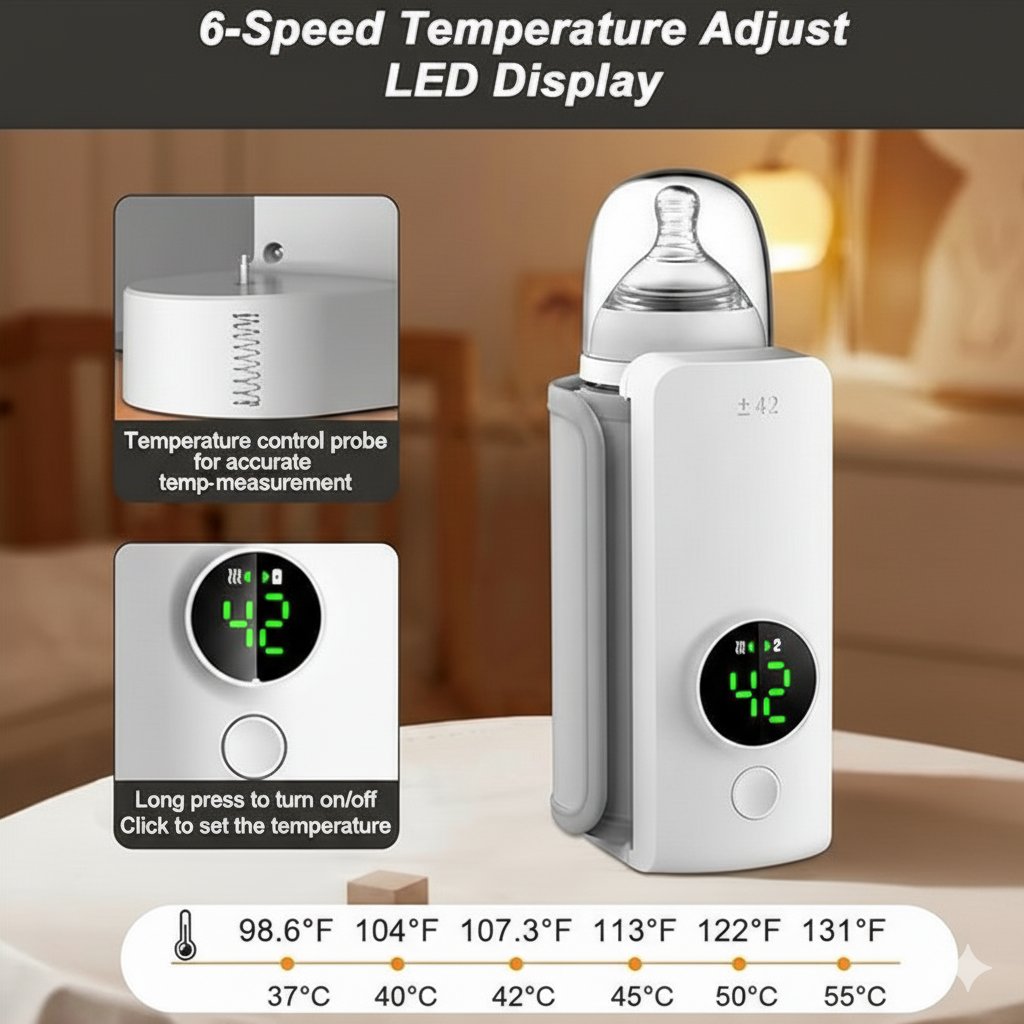 FlexiWarm™ Portable Bottle Warmer
